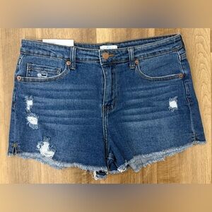 BP Classic Blue Distressed Jean Shorts women’s size 30